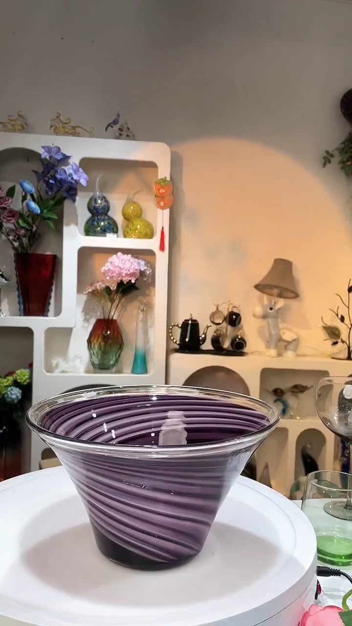 【闪购商品】琉璃高14口径28琉璃紫果斗