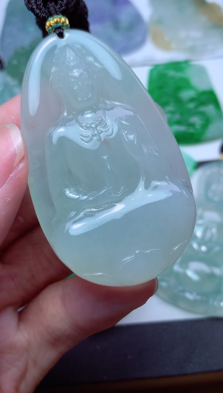 翡翠未镶嵌颈饰天然翡翠