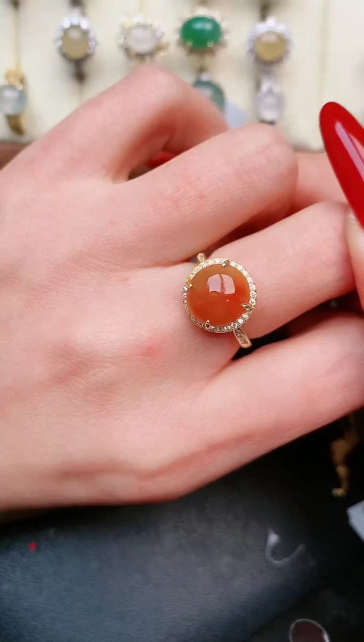 【闪购商品】翡翠戒指银S925镶嵌....