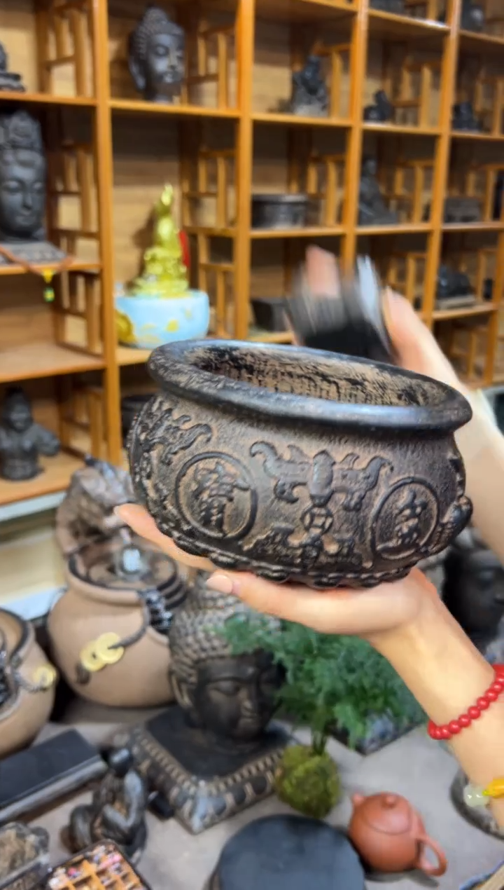 陶土【火山泥】聚宝盆