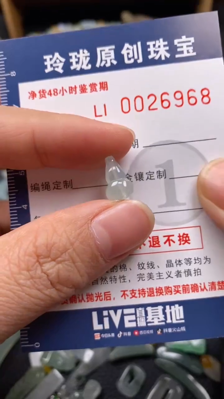 【闪购商品】翡翠颈饰未镶嵌翡翠净货26968