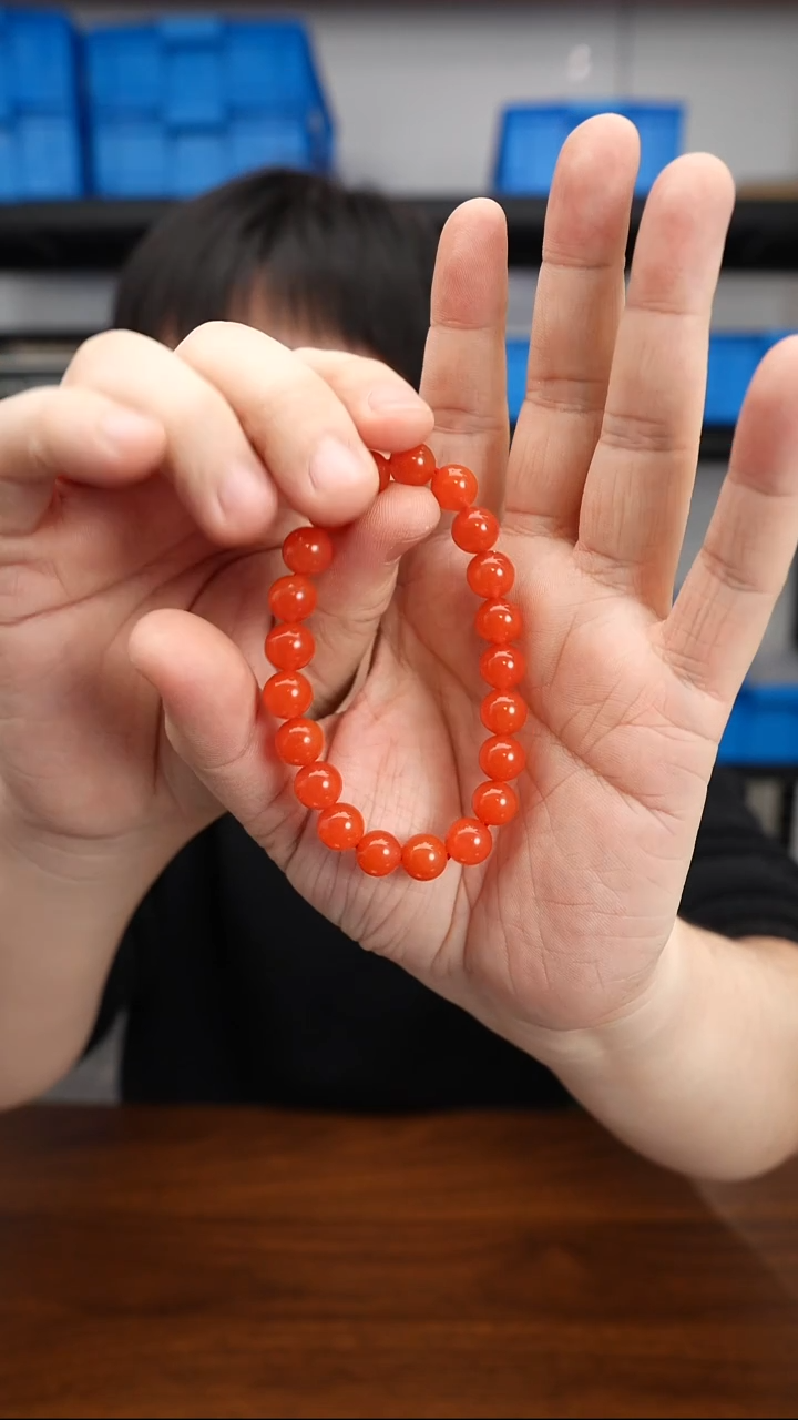 未镶嵌手串南红玛瑙0102DL066手串