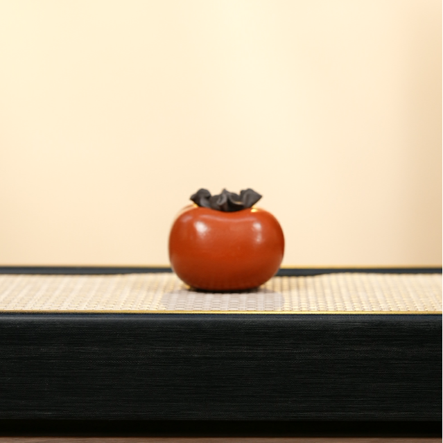 赵掌柜紫砂    柿子茶宠                                      