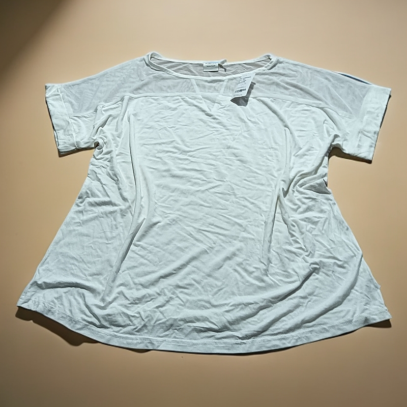 770白色上面透明外贸尾货T恤