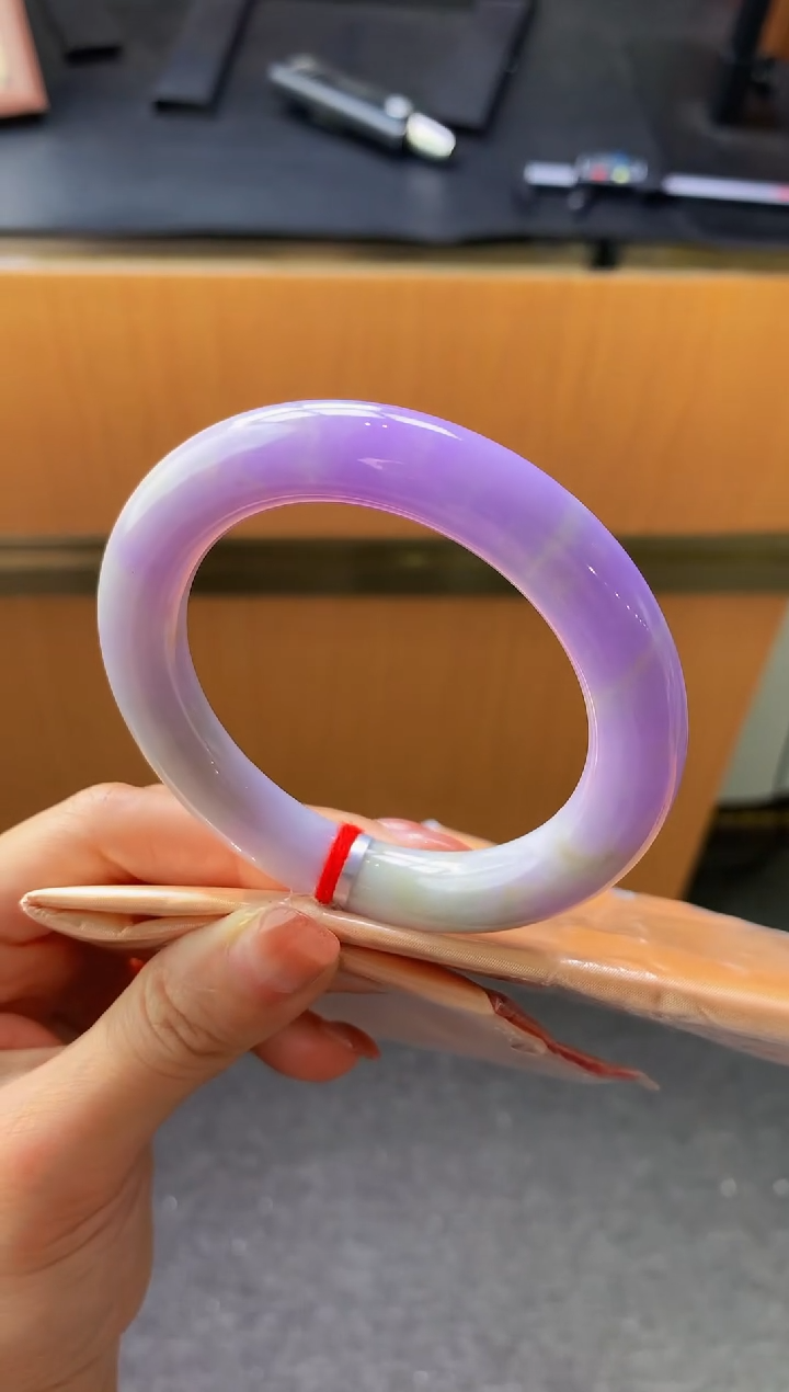 未镶嵌手镯翡翠-Y45 圈口54 