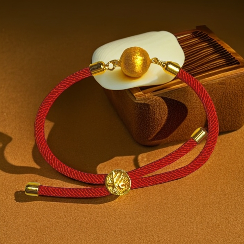 【海艺专属】18K金 拉丝珠手饰DIY搭配 经典百搭