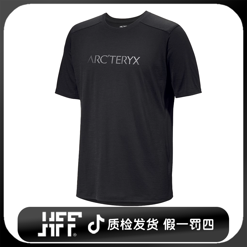 ARCTERYX/始祖鸟Merino英文标羊毛T恤徒步登山（7733)短袖户外