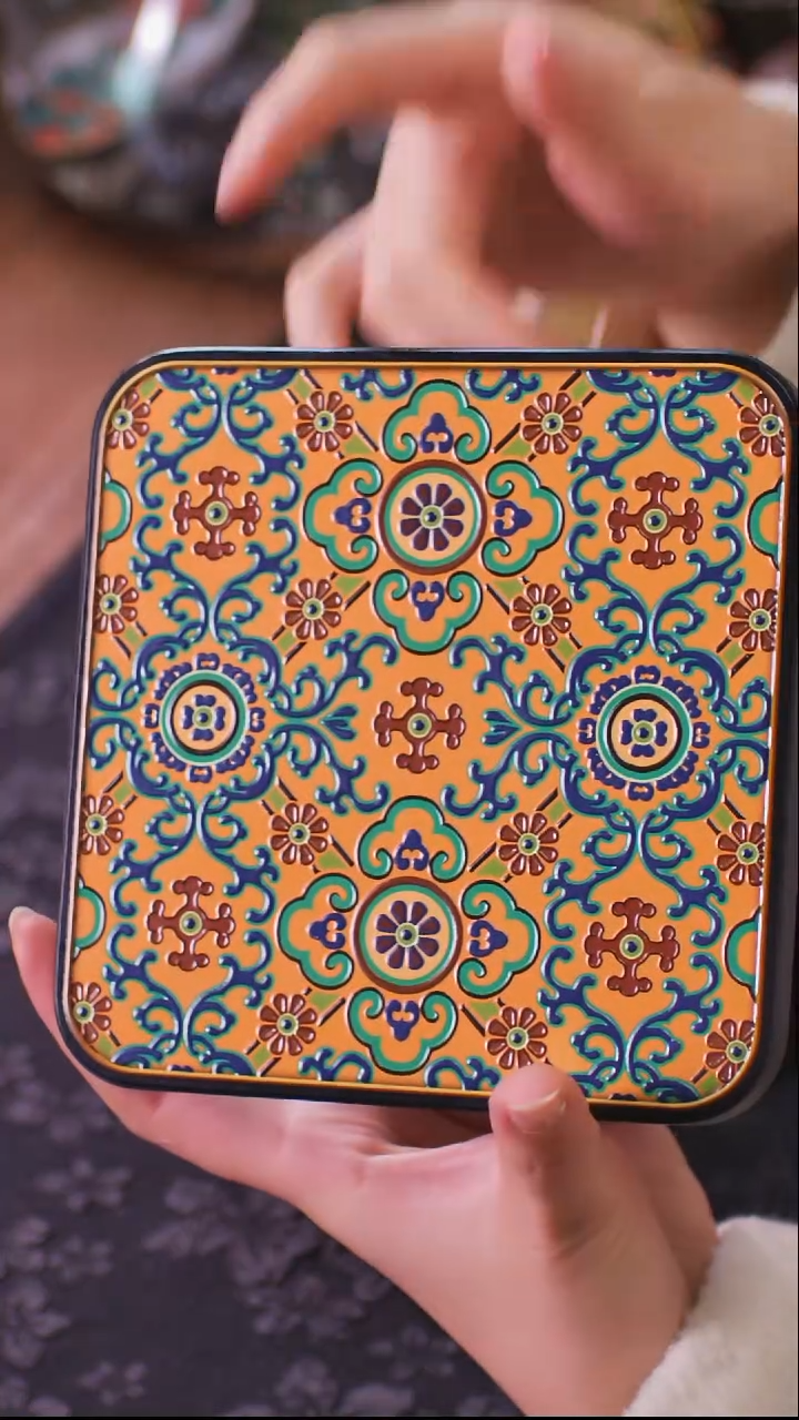 壹藏贰宝如意纹图案大垫子一片