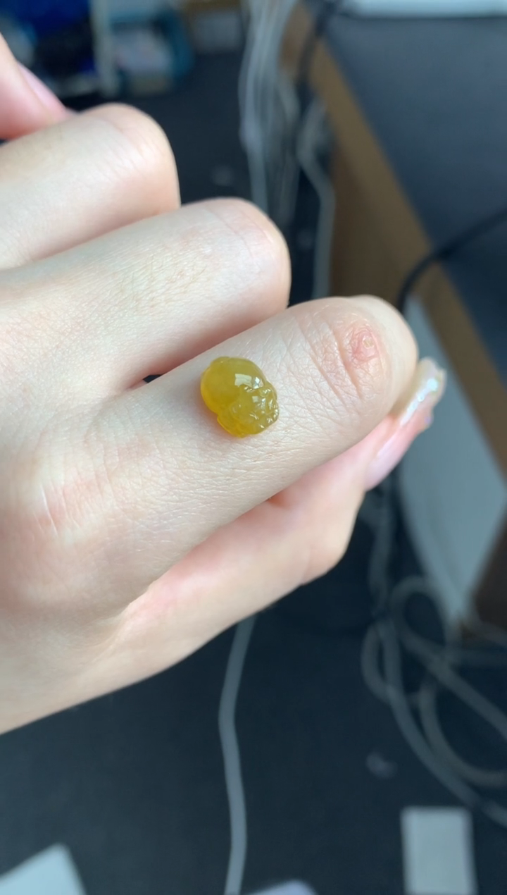 【闪购商品】定制翡翠未镶嵌金蟾