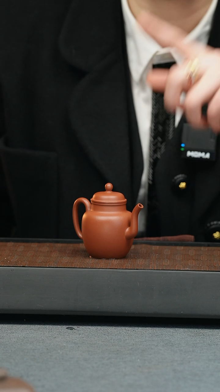 【闪购商品】紫砂茶壶五堂 临-用卿式宫灯-朱泥