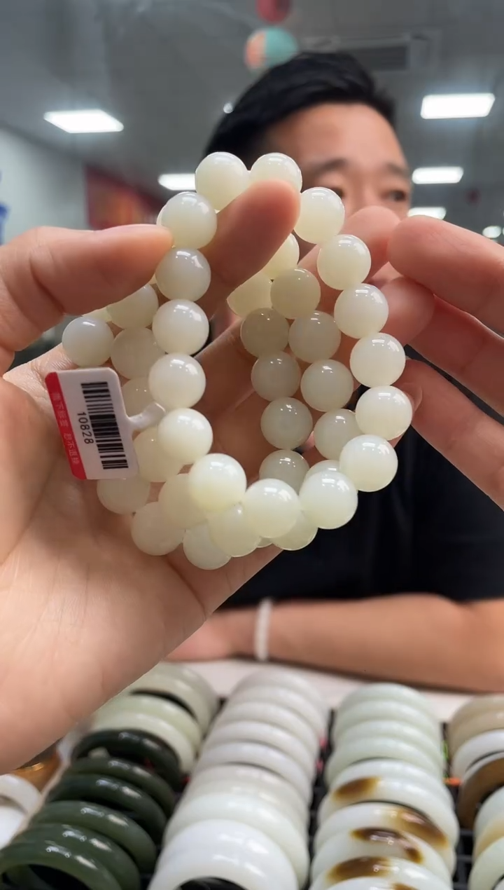 手链未镶嵌和田玉老熟油膏卡12-11手串随机发一条