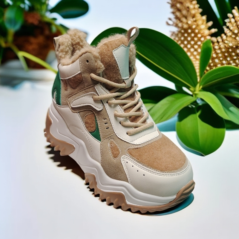 2271-1老爹鞋52女老爹鞋休闲鞋运动鞋加厚加绒保暖时尚