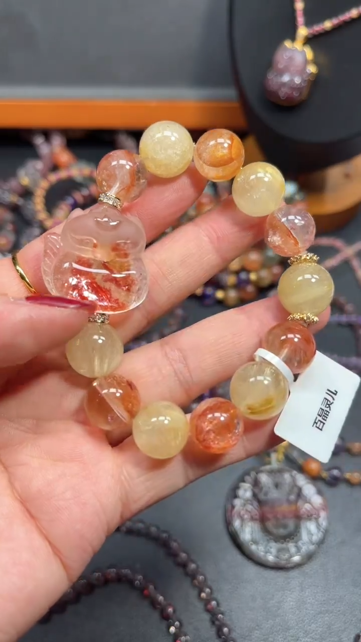 【闪购商品】水晶颈饰未镶嵌【百晶灵儿】天然水晶定制款