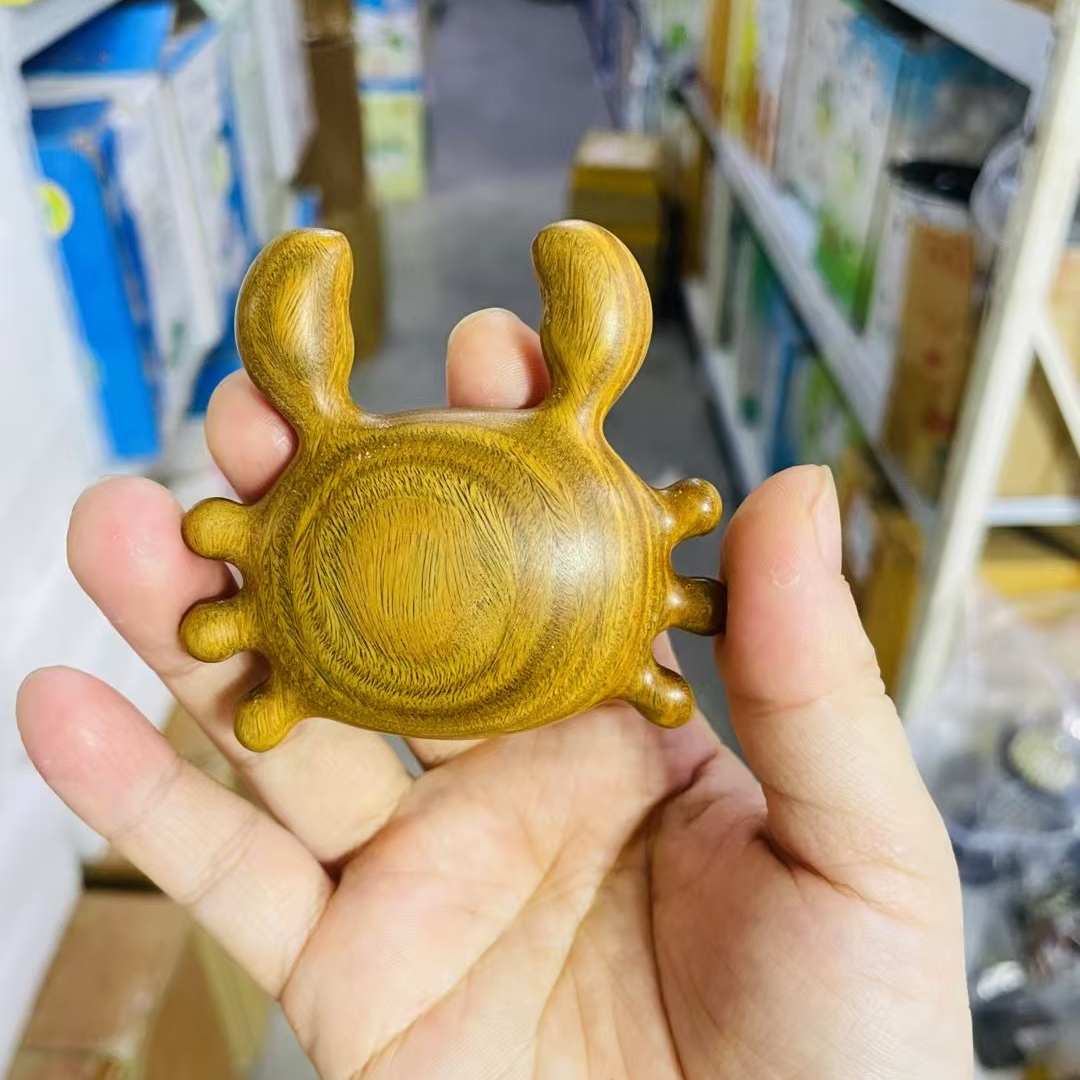 绿檀木按摩器小物件创意