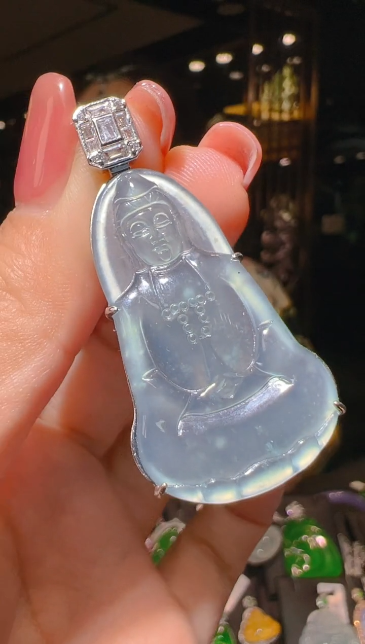 【闪购商品】翡翠吊坠(赠链)银S925镶嵌039   （多样性发货）