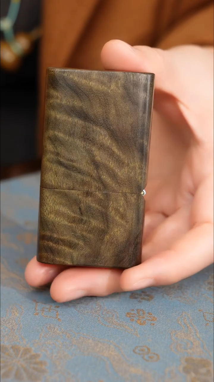 乌木类家具金丝楠阴沉木满纹火机