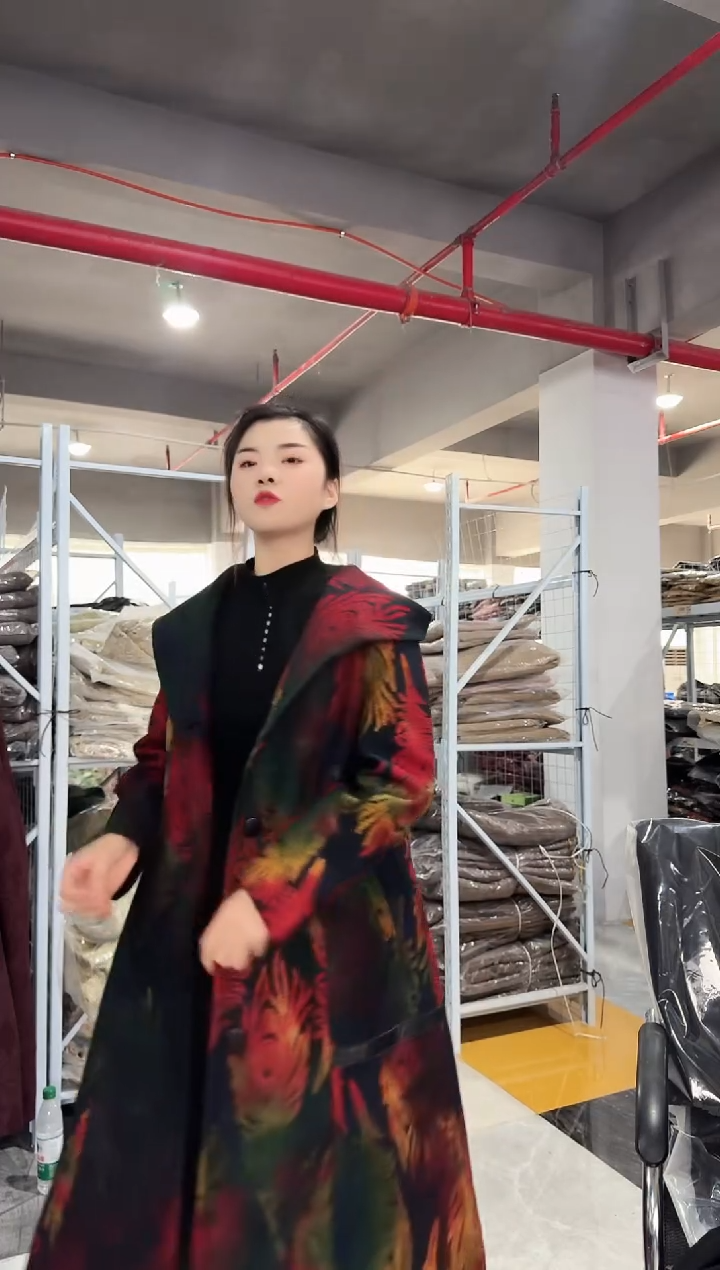 森比 羊毛大衣外套 l-125斤