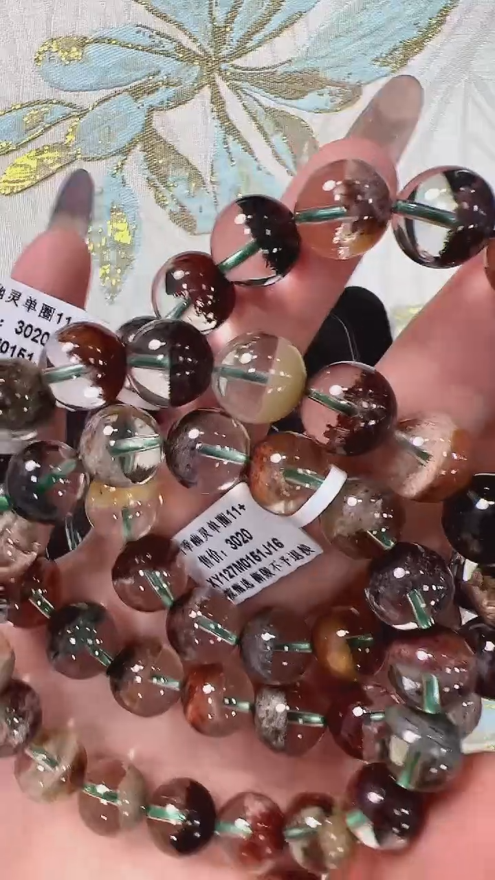 【闪购商品】水晶手链未镶嵌XY127约11mm多样性发一件