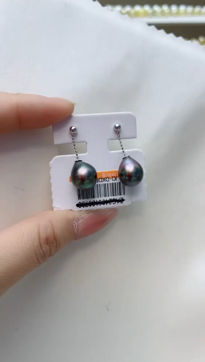 【闪购商品】海水珍珠耳饰18K金镶嵌A109