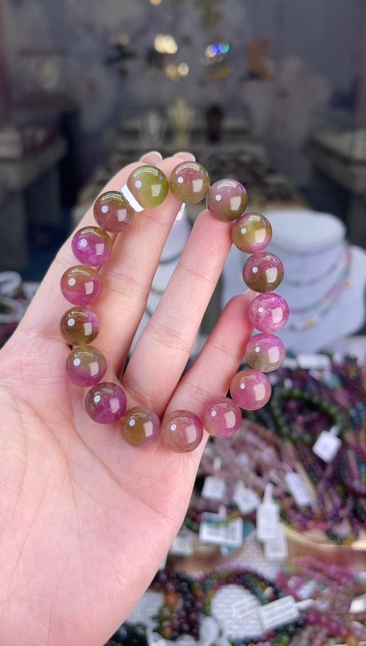 【闪购商品】碧玺/未镶嵌11mm+碧玺单圈多样性发货