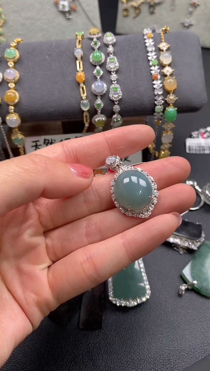 【闪购商品】翡翠戒指银S925镶嵌333333333333