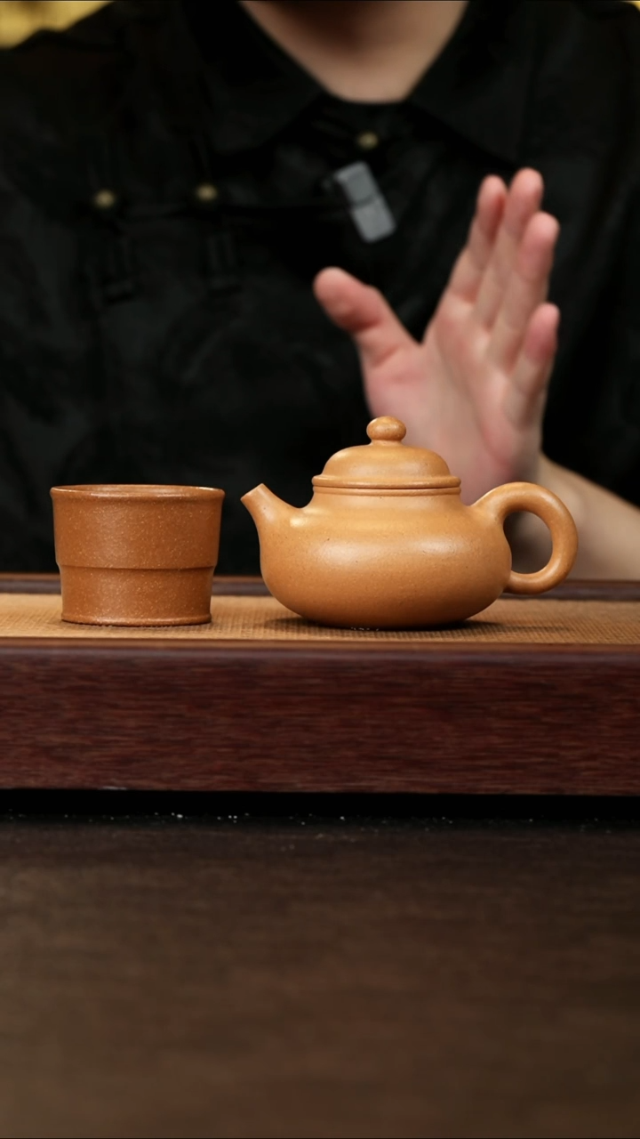 茶壶紫砂原矿老宕口黄金段容天