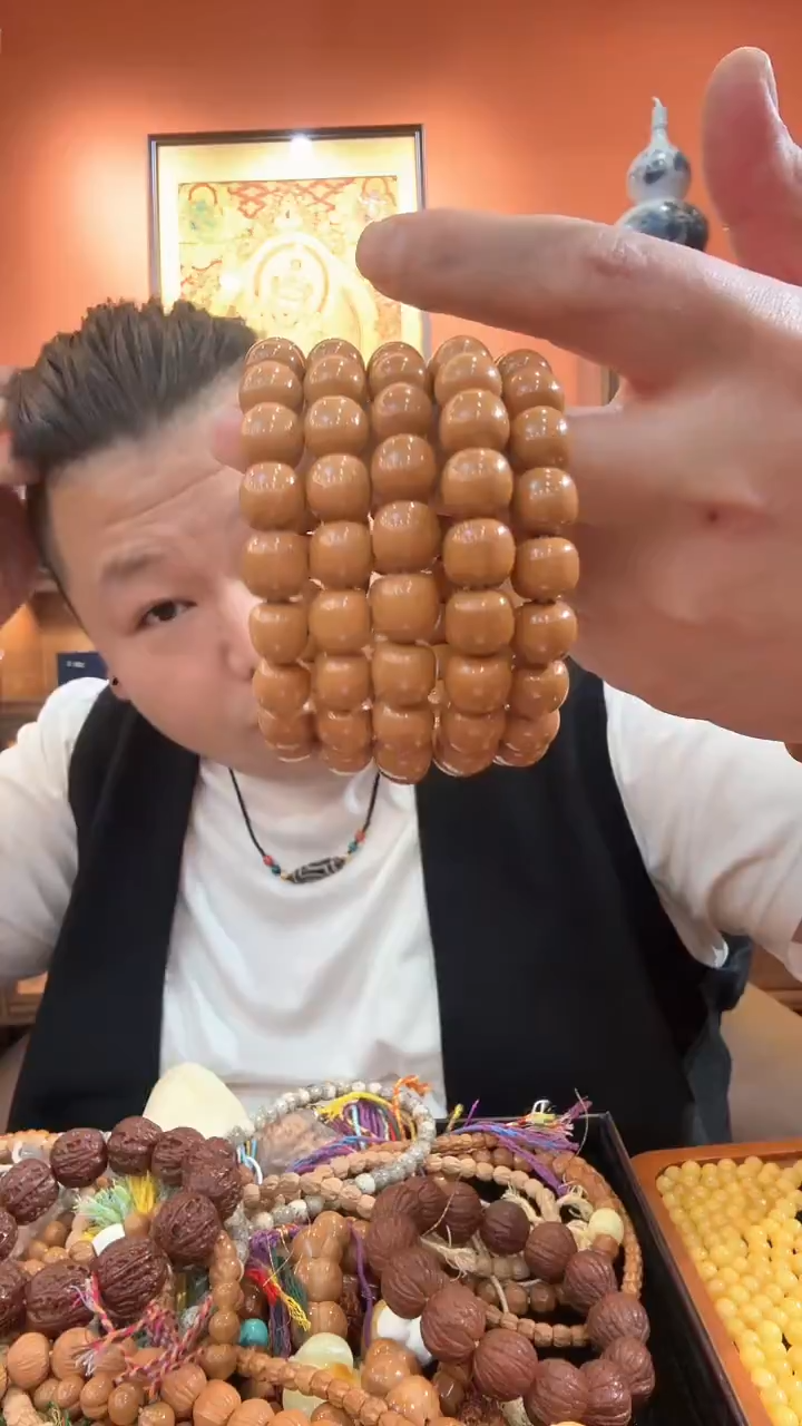 手串猴头核桃全量精品猴头老型桶珠手串多样性发1H037