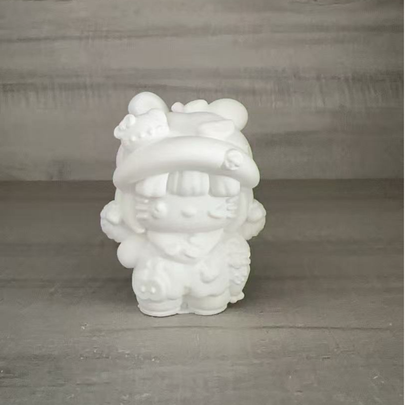 精品HelloKitty可爱风香薰石膏娃娃儿童情侣绘画涂鸦玩具家庭摆件