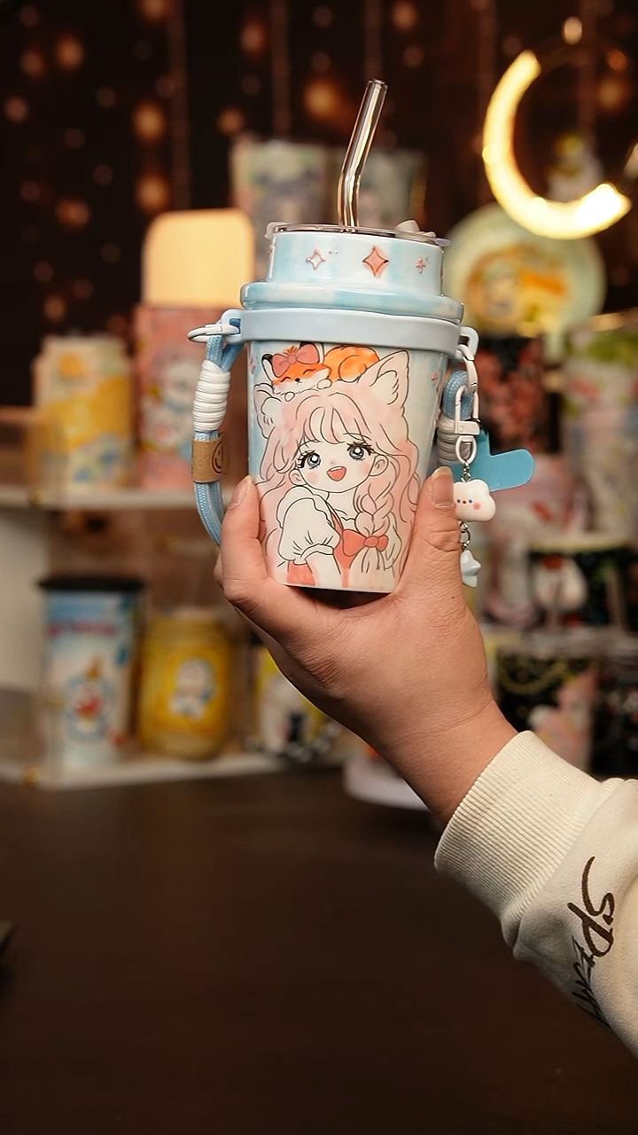 (玉泥）景德镇手工手绘文创陶瓷杯