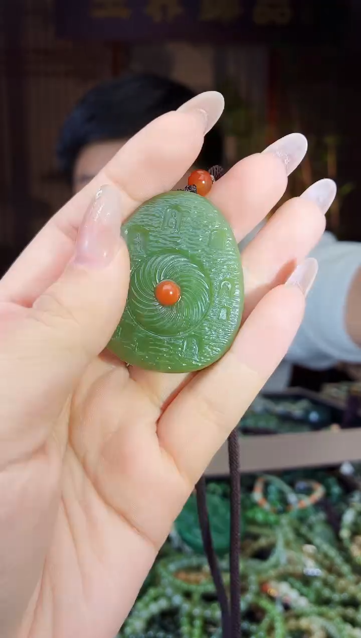 颈饰未镶嵌和田玉多样性发货拍一发一