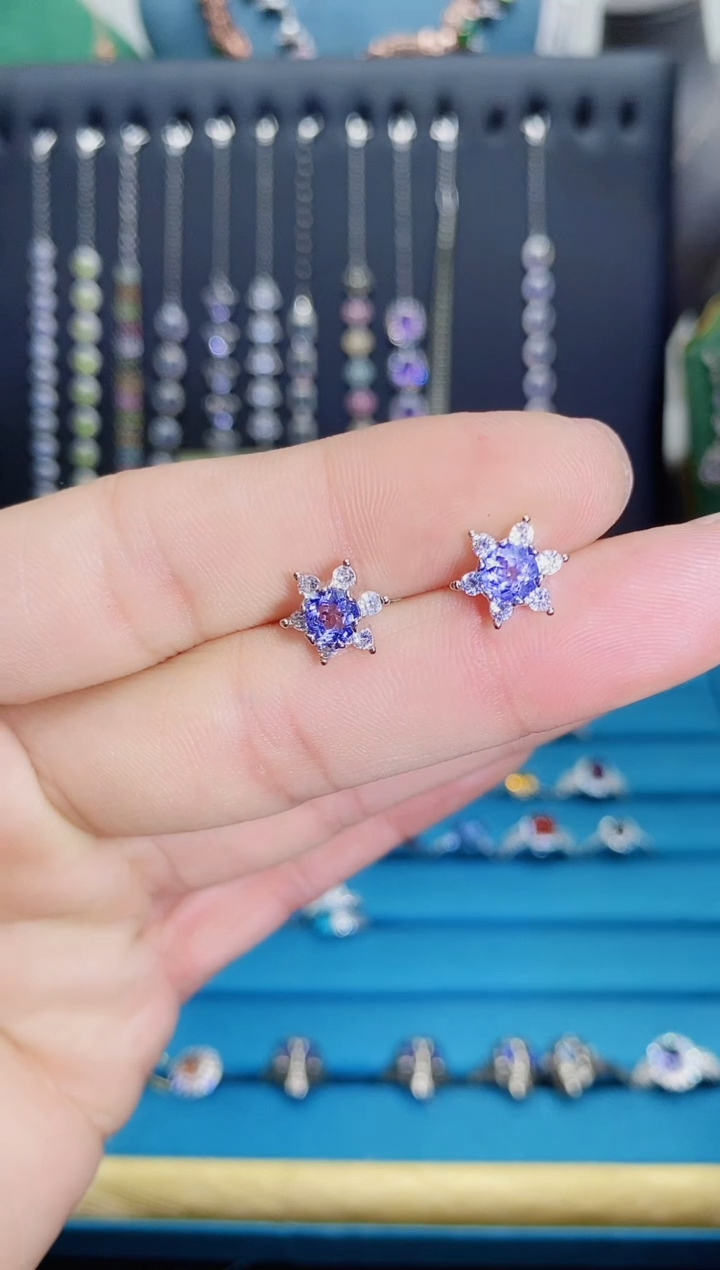 【闪购商品】坦桑石戒指银S925镶嵌111211