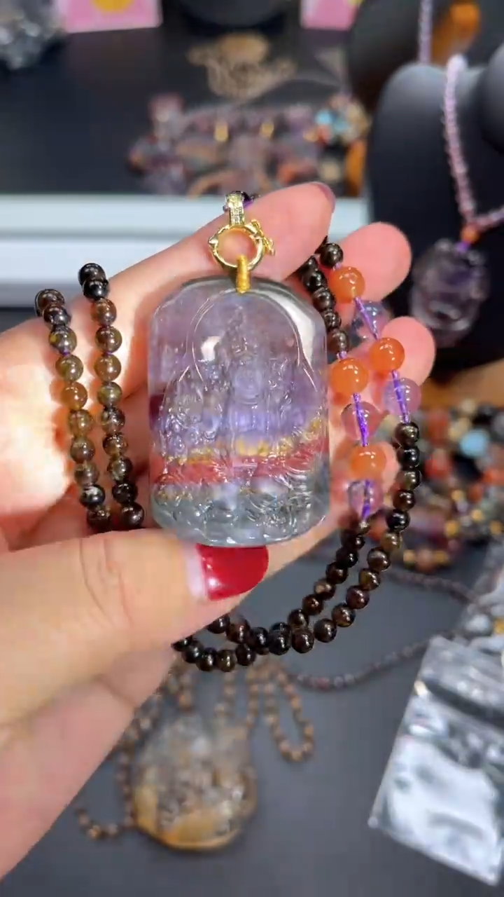 【闪购商品】水晶颈饰未镶嵌【百晶灵儿】天然水晶定制款