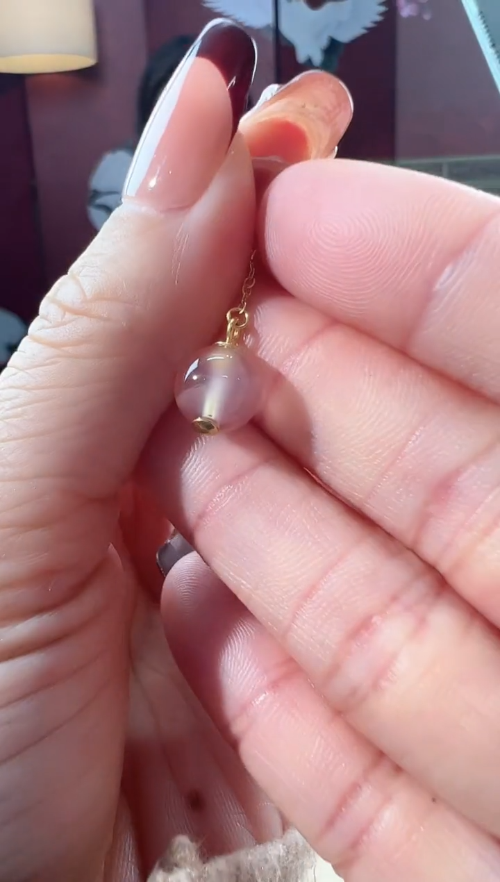 【闪购商品】南红玛瑙颈饰银S925镶嵌KT24042452