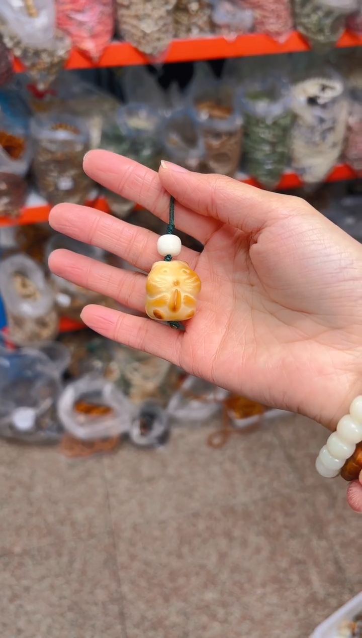 吊坠菩提根/象牙果小仓鼠挂件