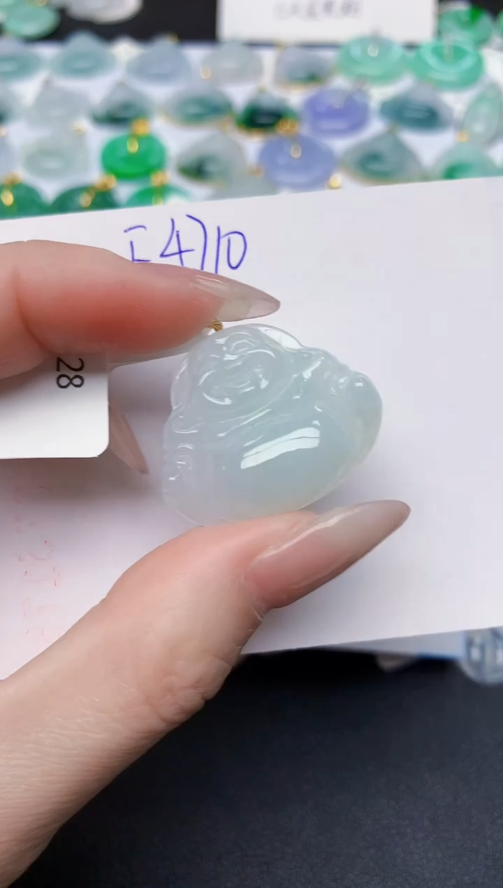 颈饰未镶嵌翡翠天然缅甸A货翡翠百元以上9元证书费自理