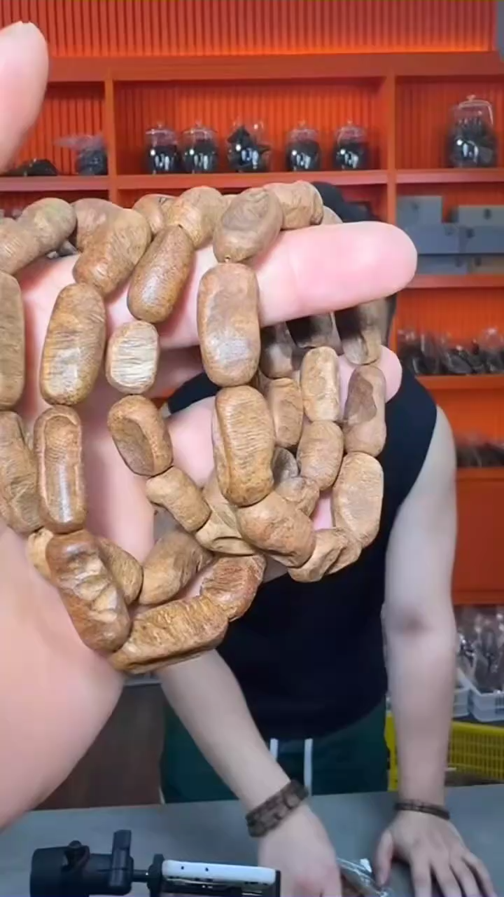手串沉香49号沉水海南熟结白棋10g多样性发一