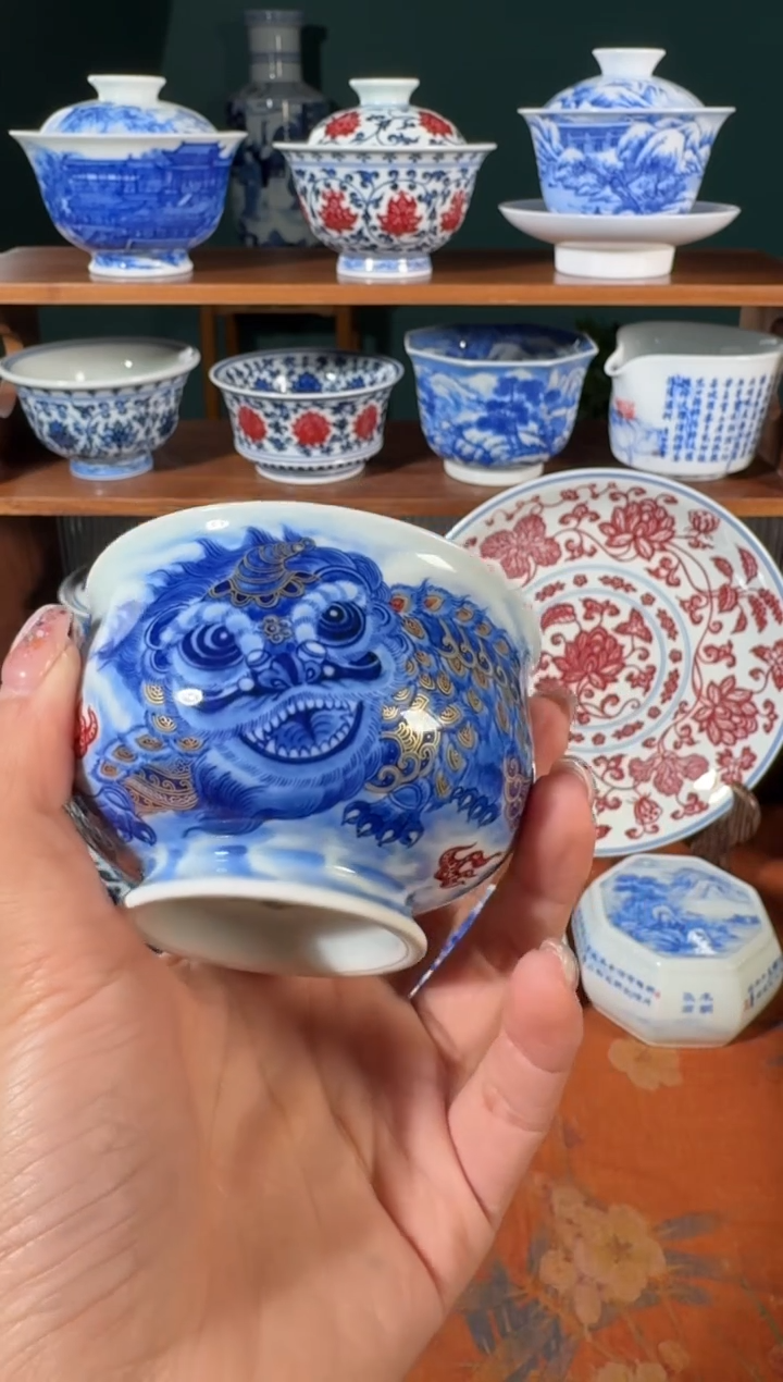 【闪购商品】杯永明尚玩醒狮炉式杯