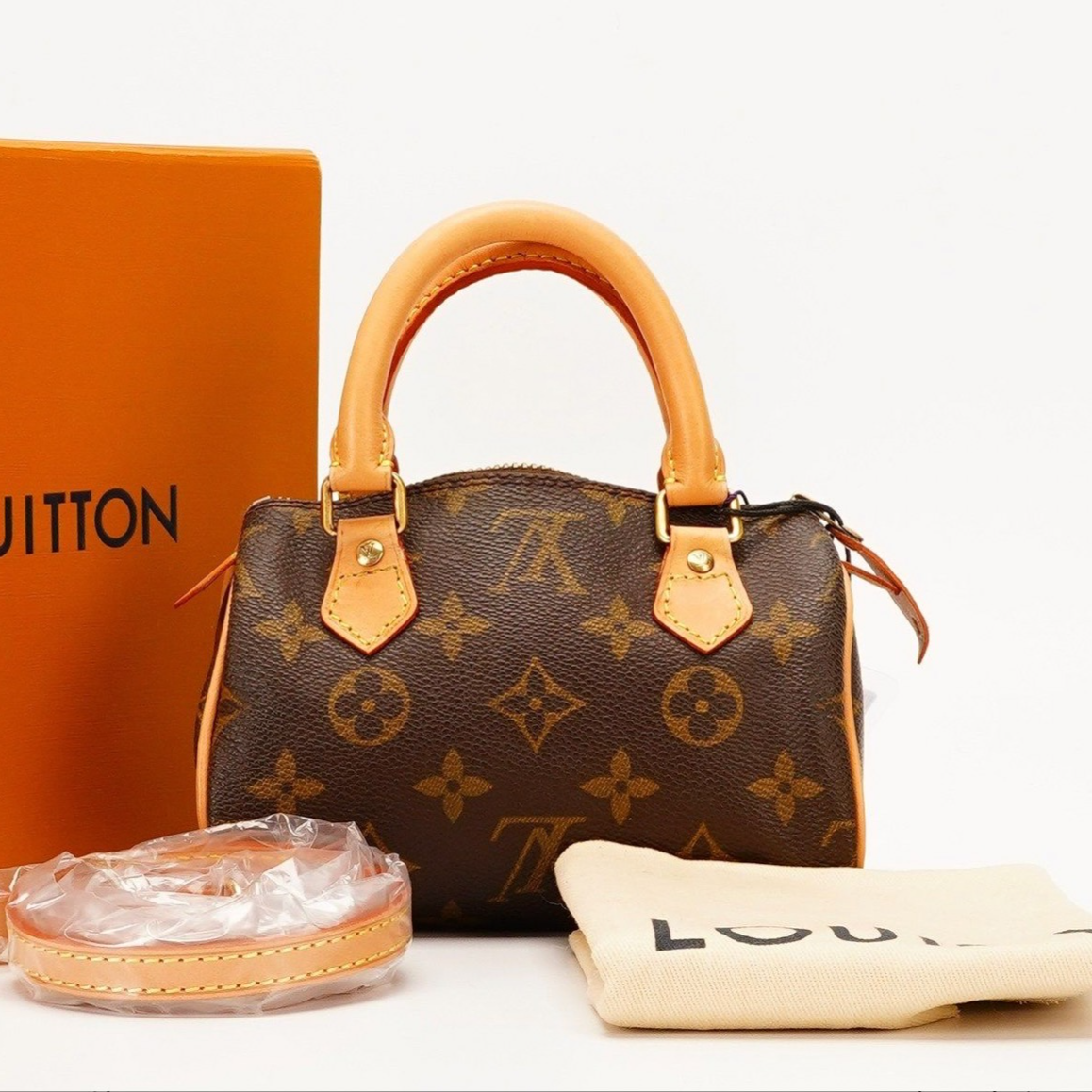 修复品LouisVuitton路易威登中古spmini斜跨包/植鞣革换新-迪迪