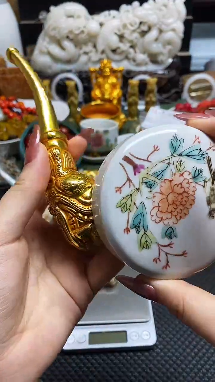 【闪购商品】瓷片瓷器瓷片 摆件1个