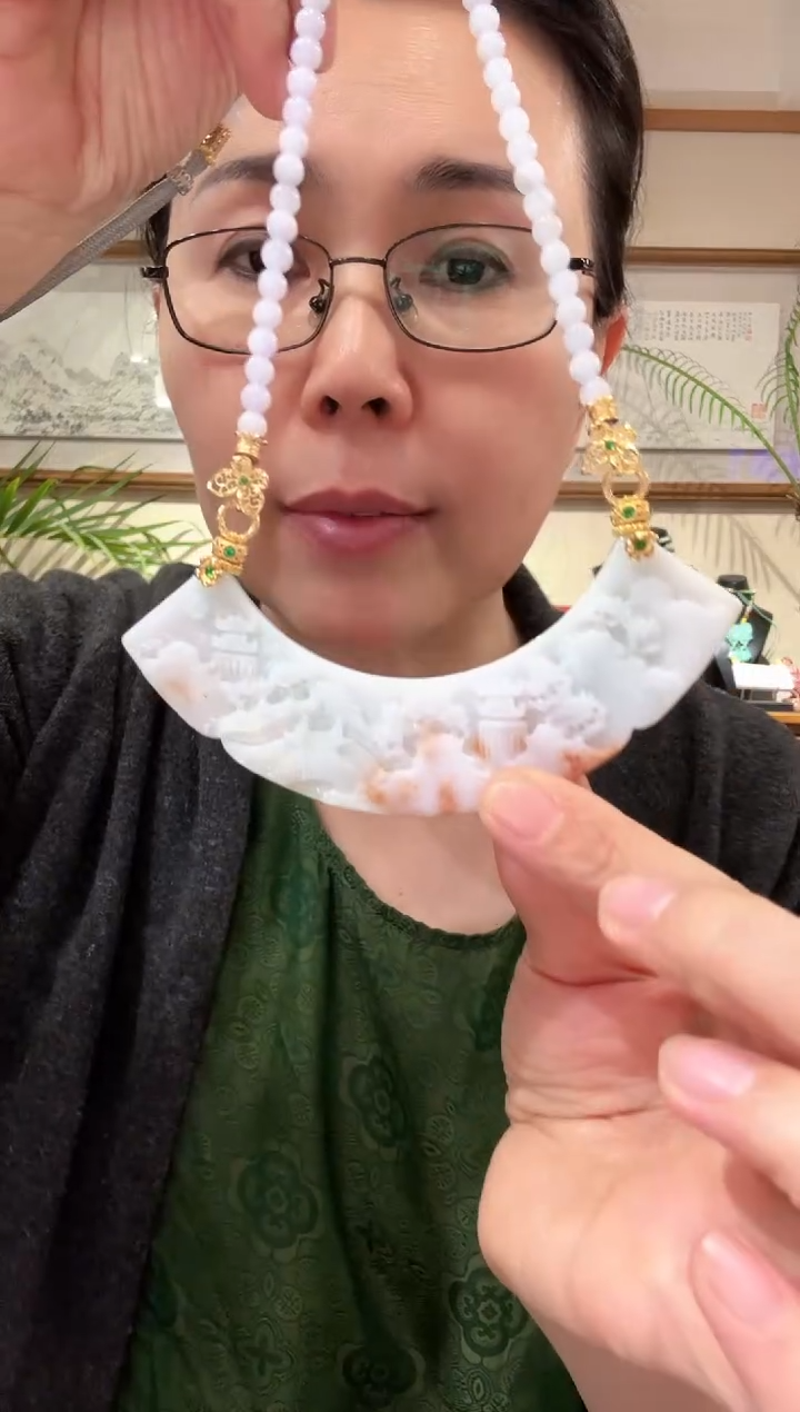 【闪购商品】翡翠颈饰未镶嵌国风