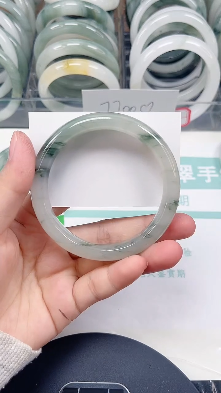 未镶嵌手镯石英质玉185-59/60