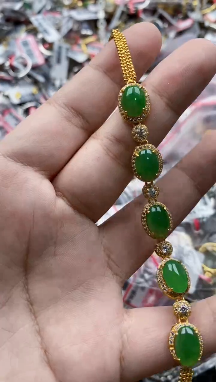 翡翠银S925镶嵌戒指111111---6