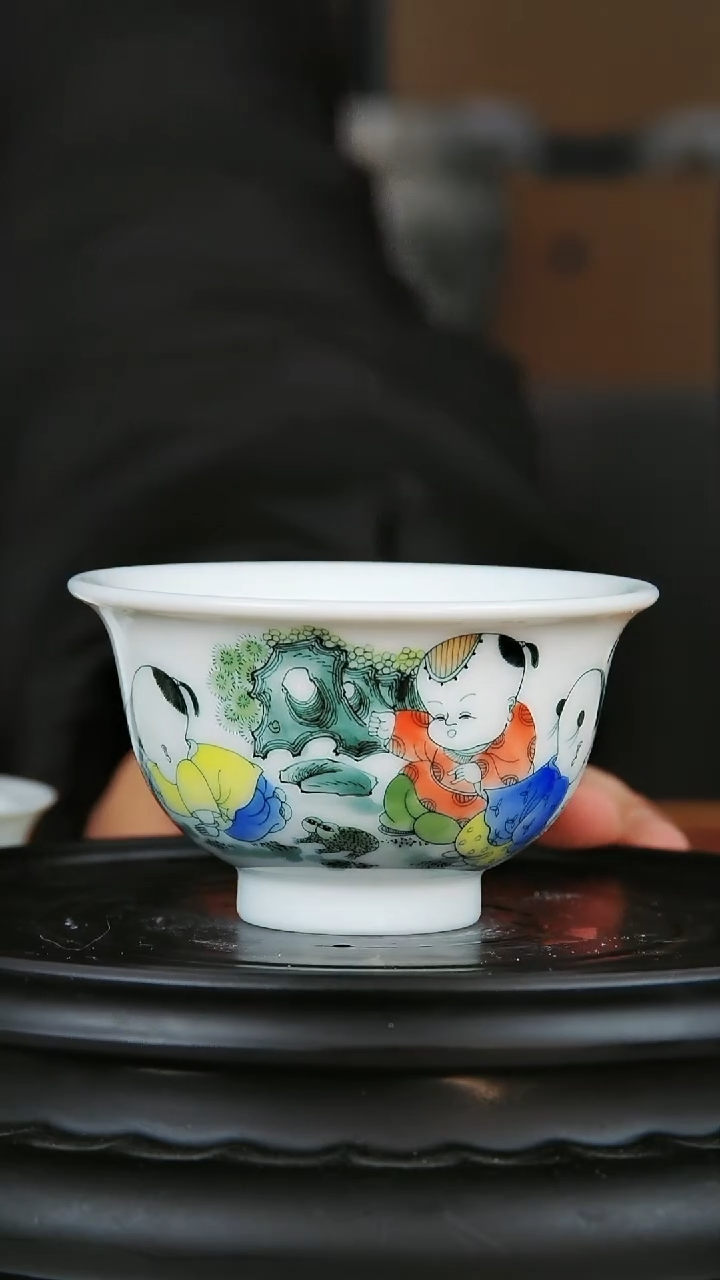 【闪购商品】杯子釉下五彩手绘