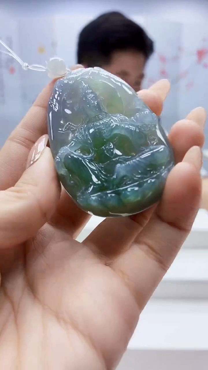未镶嵌定制翡翠4917ty-毛货挂件93