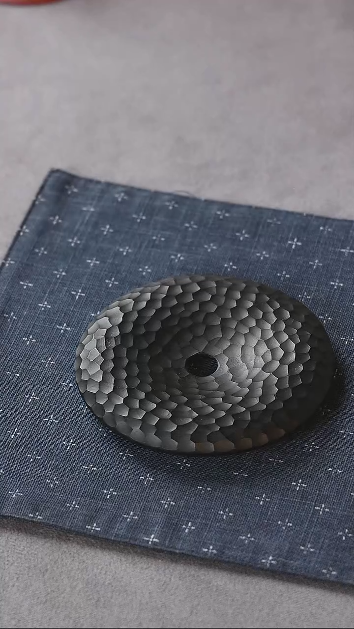 紫砂平安扣锤纹 平安扣