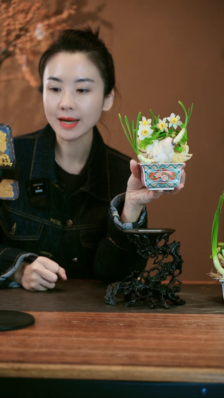 【闪购商品】盆景雕刻水仙