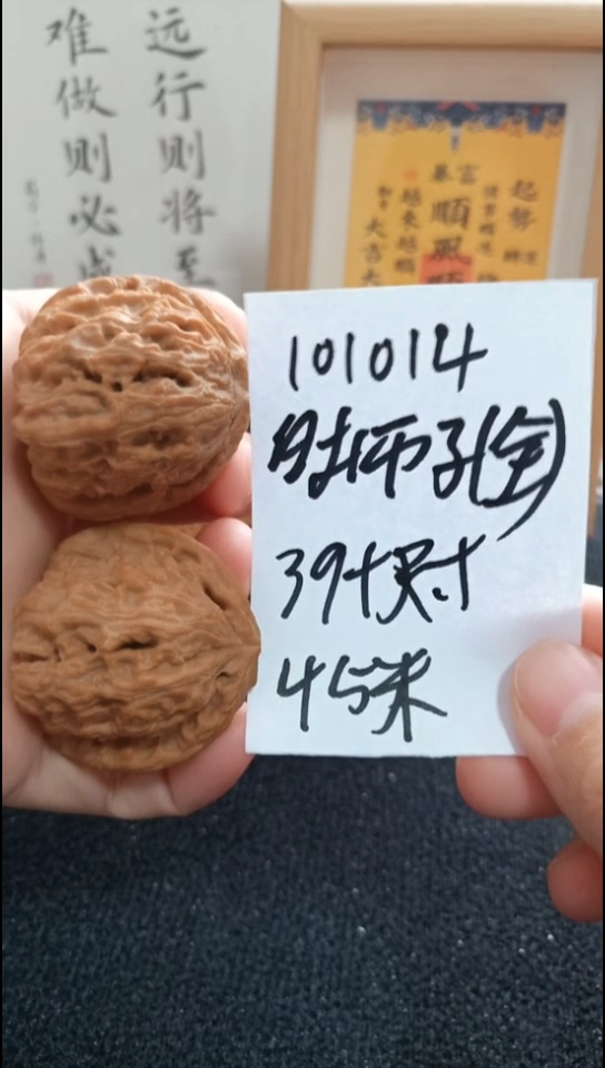 把件文玩核桃白狮子 全品