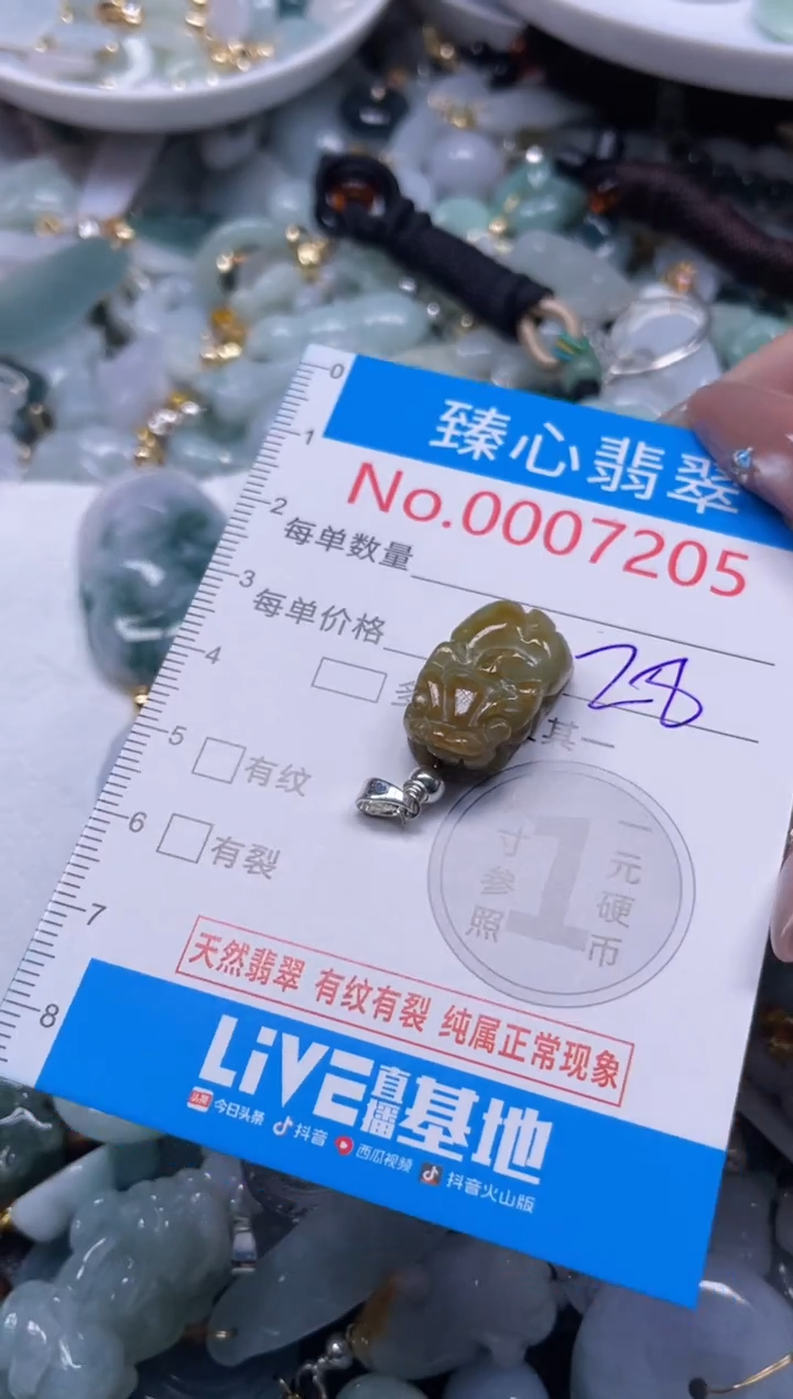 颈饰未镶嵌翡翠7205