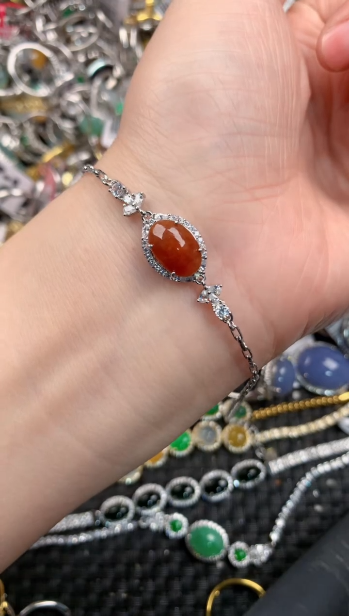 银S925镶嵌戒指翡翠11   3