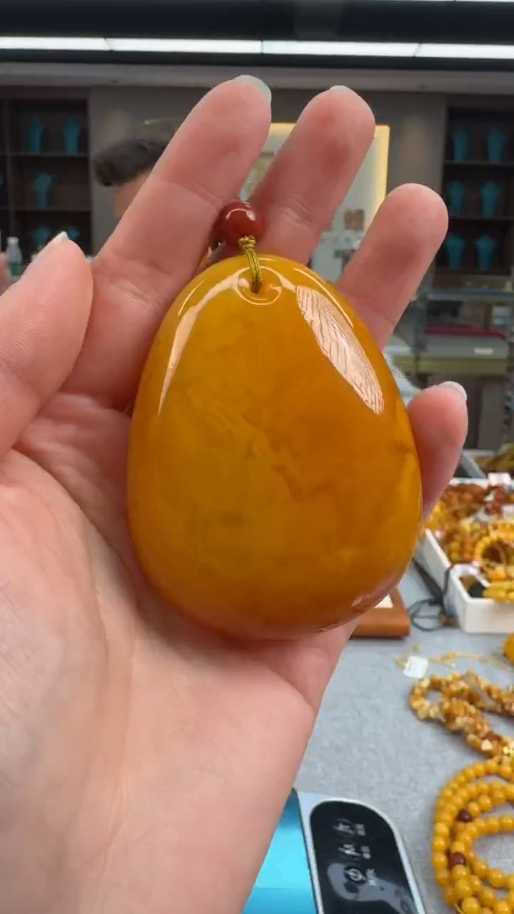 【闪购商品】琥珀颈饰未镶嵌秒拍号245